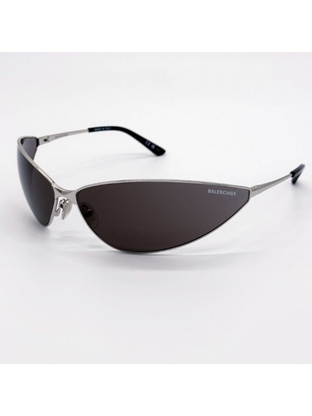 NEW BALENCIAGA BB0315S 004 SUNGLASSES SILVER UNISEX EYEWEAR BALENCIAGA - Picture 3 of 11